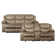 Hanhalyn 2-Piece Microfiber Manual Reclining Living Room Set