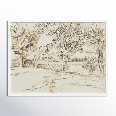 " Vincent Van Gogh's Landscape At Arles 1888 " by The Art Institute Of Chicago