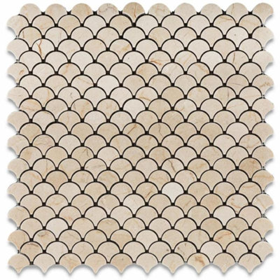 Carrelage mosaïque en marbre