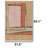 Terra Cotta Layered Block Rug