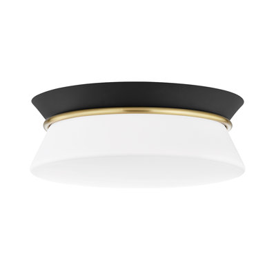 Plafonnier encastré 12,75 po 2 lumières Cath
