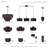 Bainbridge 5 Light Black Medium Pendant Chandelier