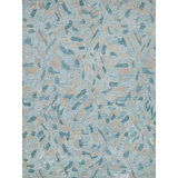 Botanica Turquoise/Ivory/Multi New Zealand Wool hand-tufted Area Rug