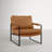 Mirsade 27.09'' W Leather Upholstered Accent Armchair-866108817