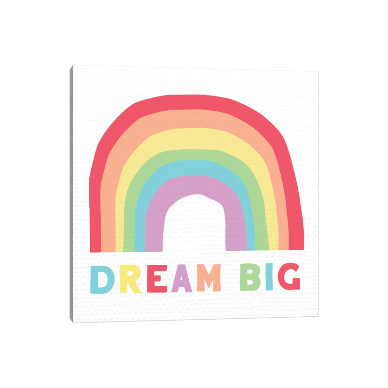 Dream Big by Daniela Santiago - Wrapped Canvas Gallery-Wrapped Canvas Giclée, 30.48 cm H x 30.48 cm W