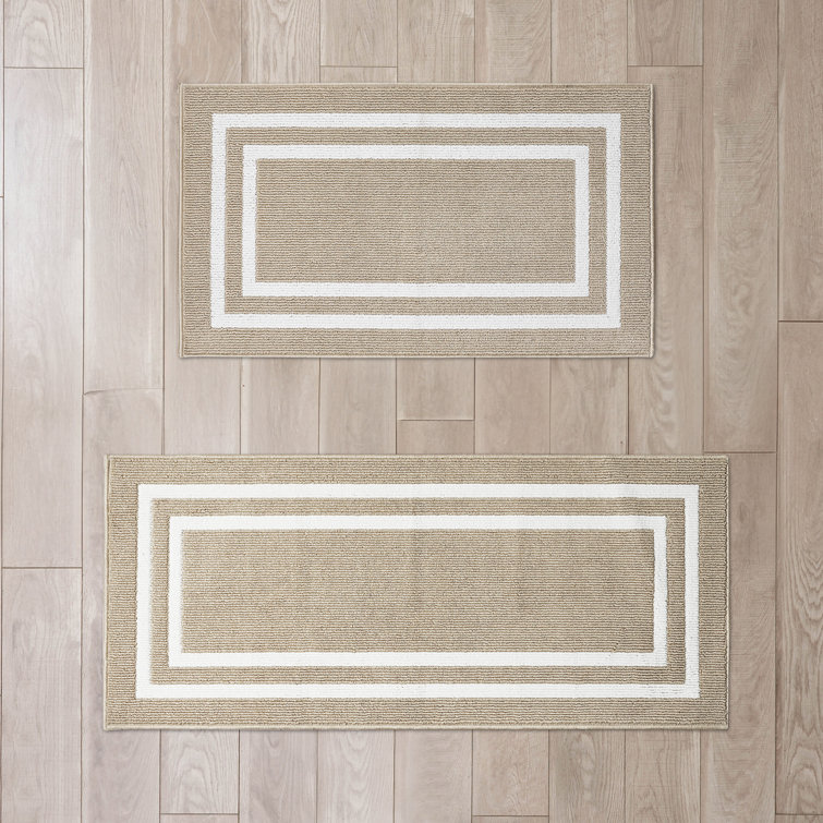 Nautica Double Line Machine Washable All Loop Tufted Rugs