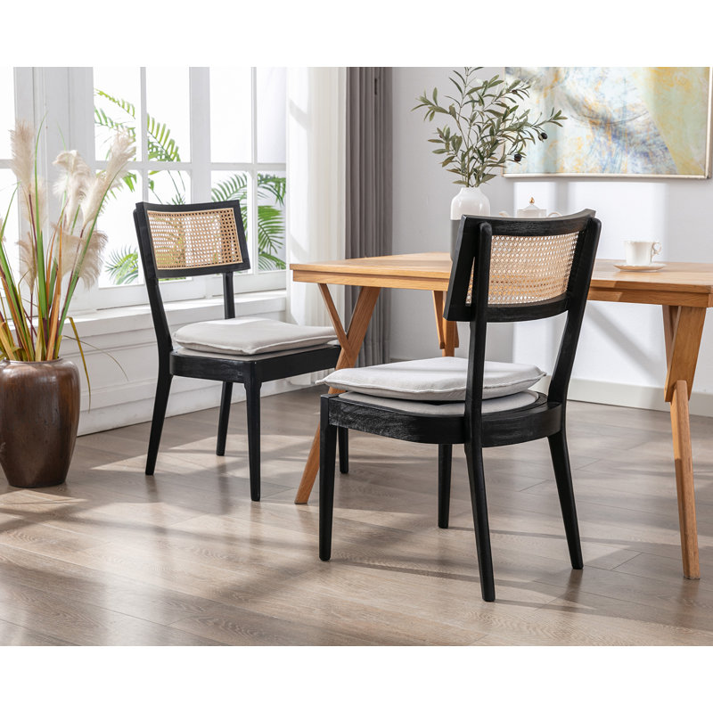 Chaise d'appoint Dearburne, Beige, Noir