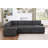 Upholstered L-Shaped Sectional Left Hand Facing-658920206
