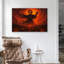 Art mural sur toile, citrouille d'Halloween-750469004