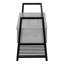 Banc, entrée, couloir, rangement, 42 po rectangulaire, stratifié gris, métal noir, contemporain, moderne-1426921287