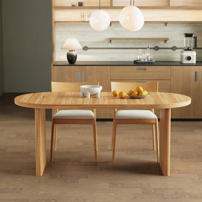 Table de salle à manger moderne à rallonge de 55,1 à 70,9 pouces