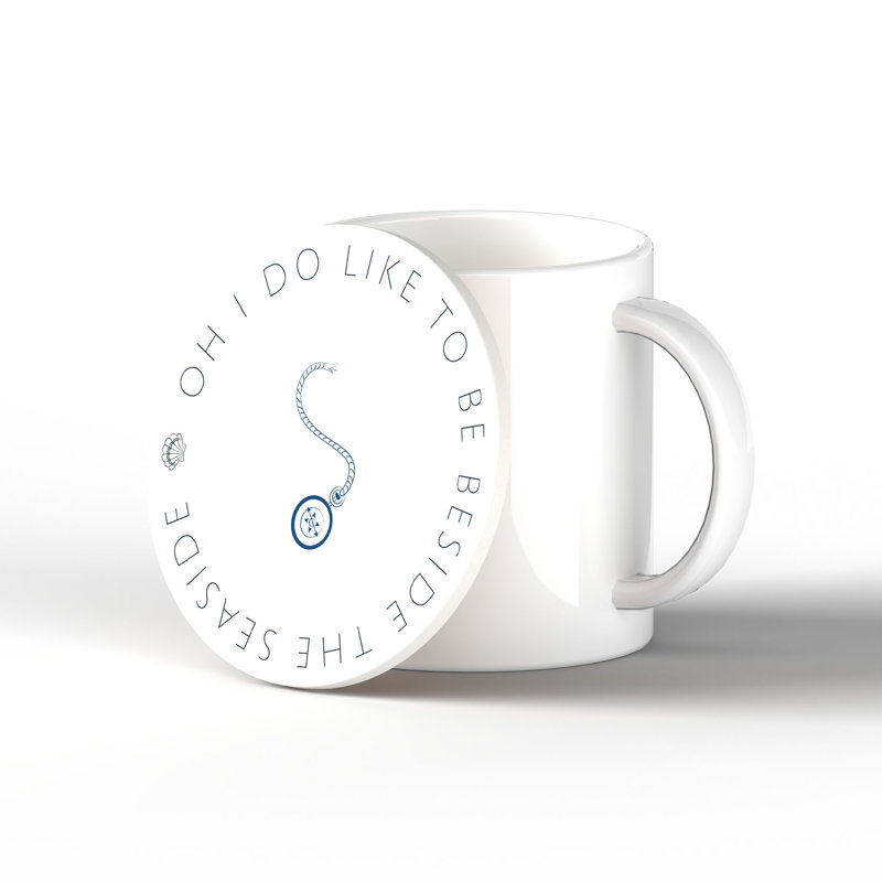 Ceramic Round 1 Piece Coaster