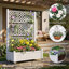Planter Box With Trellis-676025952