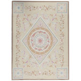 Hand-Knotted High-Quality Gold and Gold Area Rug