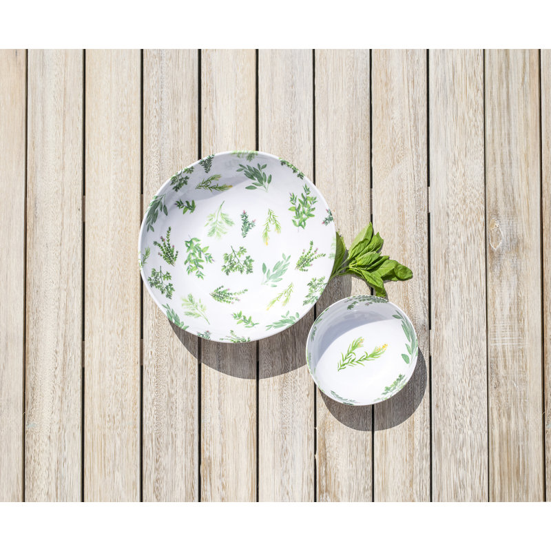 Gracie Oaks Melamine Serving Bowl