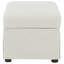 Fauteuil d'appoint pivotant avec rangement relevable Tona