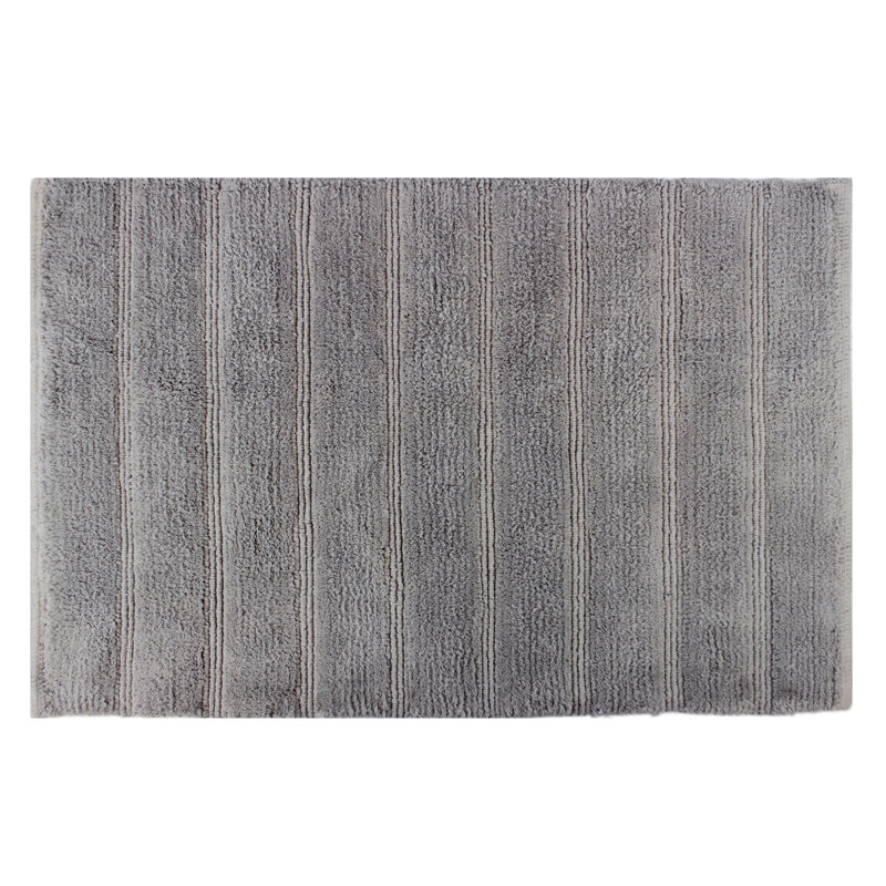 Bedwell Non-Slip Bath Rug, Grey