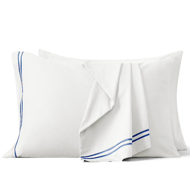 Sateen - Set of 2, King, White
