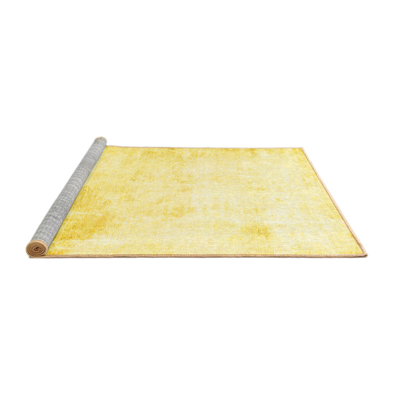 Leicha Performance Abstract Indoor Rug, Round 7'
