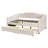 Upholstered Daybed In Beige With Two Practical Drawers And A Stable Structure Textile - Add Cozy Vibe To Your Living Area-1971677038