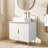 30'' White Modern Free-Standing Single Bathroom Vanity Set