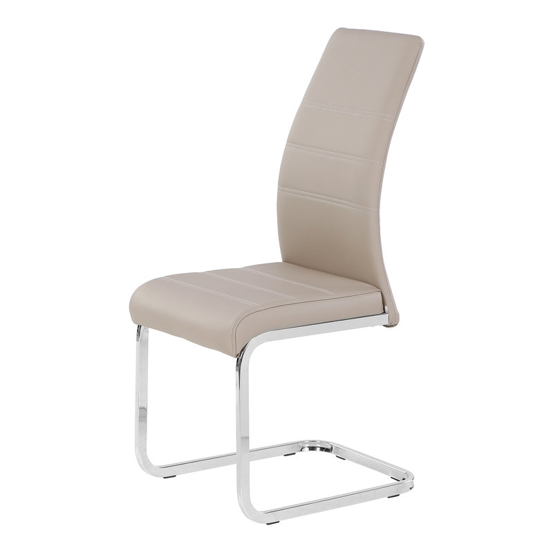 Ilana 46cm H Upholstered Side Chair, Cappuccino, 1