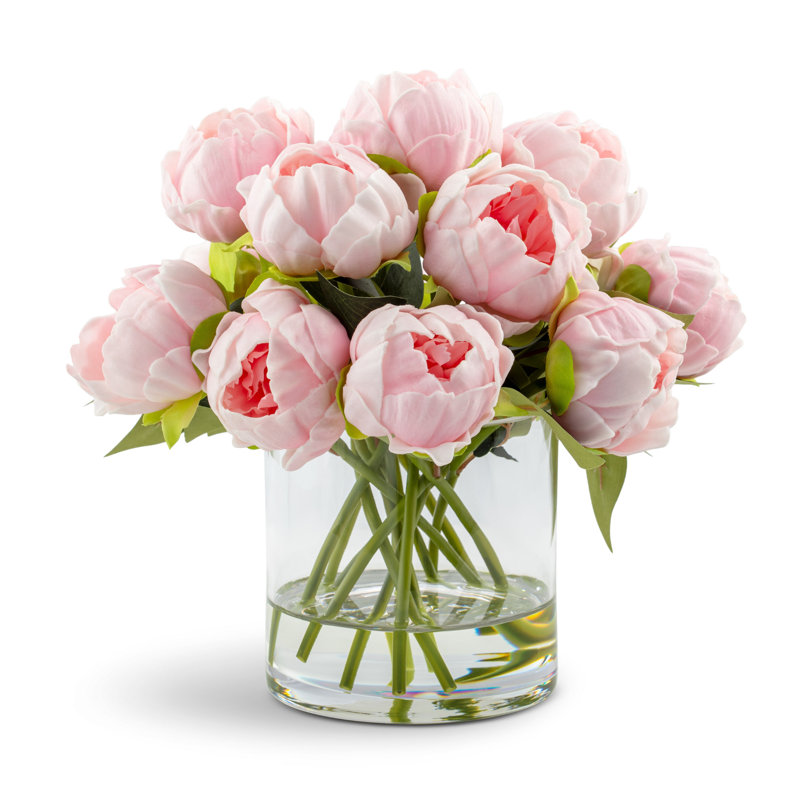 Giverny RealTouch Peony Arrangement, Blush
