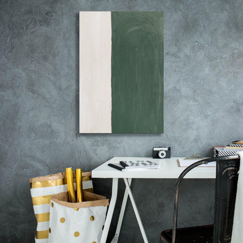 Toile abstraite 1 "par Sarah Adams, art mural 18 po x 26 po, H 26 po x l 18 po x P 0,75 po
