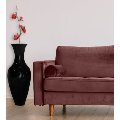 Grand vase de plancher en bambou Claxton