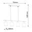 Abbi 4 - Light Natural Brown Pendant