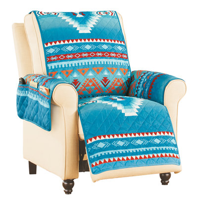 Polyester Box Cushion Recliner Slipcover