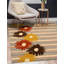 Hand Tufted Wool Floral Area Rug in Blue