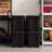 31 Gallon Heavy Duty Totes For Storage With Easy-Grip Handles, 4 Pack - , Storage Bins With Lids, Durable Stackable Utility Containers, Large Garage Organizing Tubs - Black