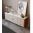 94.49" White+Orange Rectangular Solid Wood TV Stands-108511035