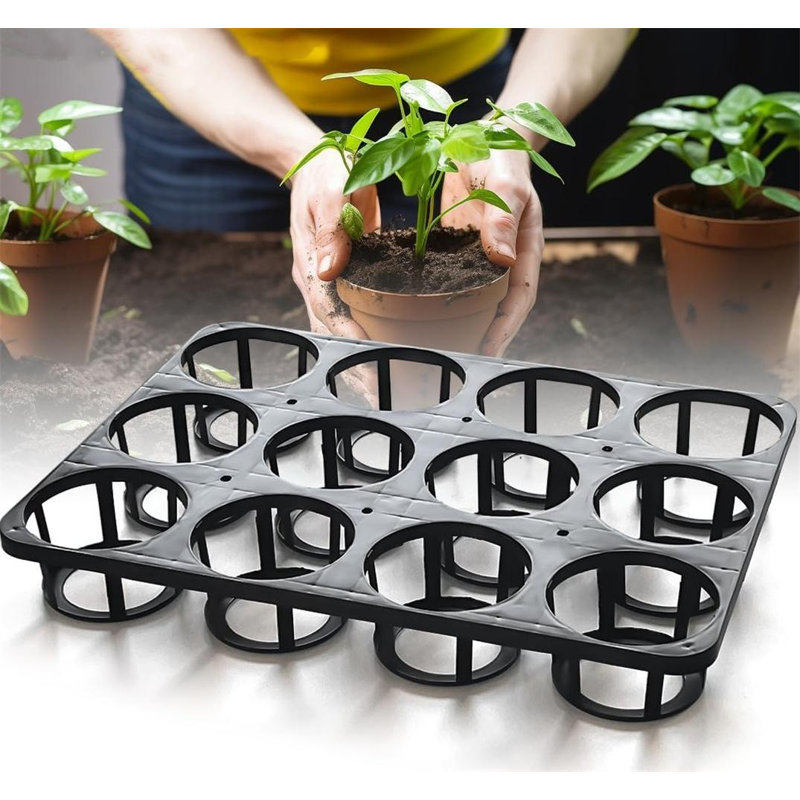 12 Cell Round Nursery Pots Tray