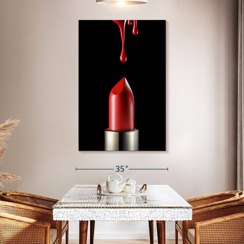 Shuttleworth Lipstick, 51" H x 34" W