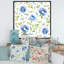 «Blue Roses And Forget-Me-Not», reproduction d'art sur toile traditionnelle-66837951-66837949