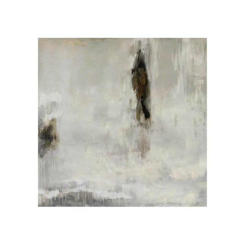 Luna II par Paul Duncan - Peinture, Image au pinceau gel, H 36 po x l 36 po x P 1,5 po