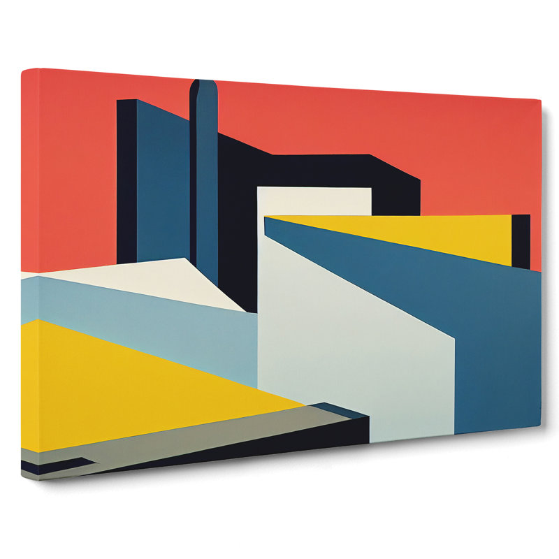 Ingenious Modern Abstract Art - Wrapped Canvas, 35cm H x 50cm W x 3cm D