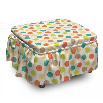 Box Cushion Ottoman Slipcover
