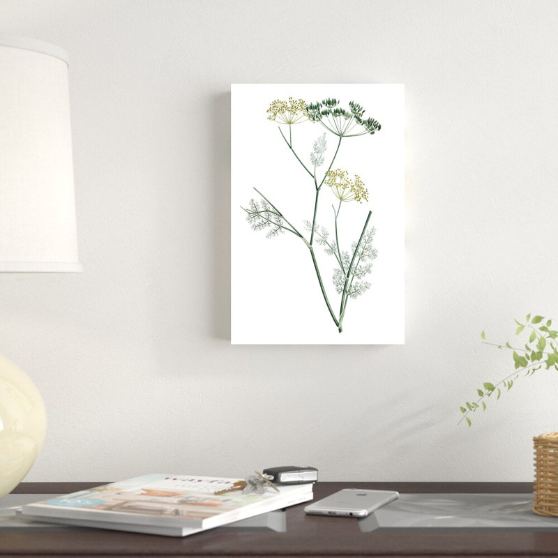 «Soft Green Botanical IV» par Vision Studio - impression sur toile tendue, H 12 po x l 8 po