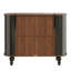 39'' Fluted Bar Cabinet With Wine Storage Space-765973758