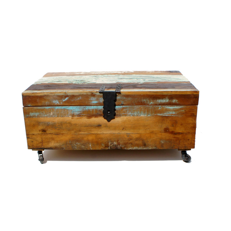 Bruning Solid Wood Coffee Table with Storage