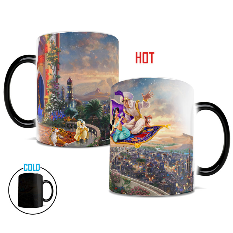 Verres à changement de chaleur Aladdin and Princess Jasmine Morphing - 11 oz