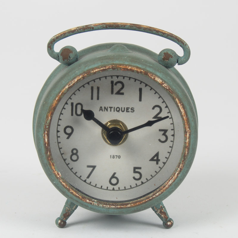 Metal Quartz movement / Crystal Tabletop Clock