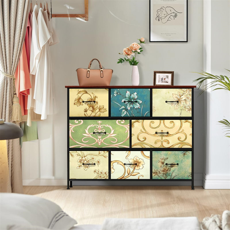 100 cm W Chest of 8 Drawers
