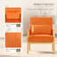 Fauteuil d'appoint rembourré en velours Amita