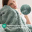 Bedsure Chequered Soft Fluffy Fleece Throw Blanket -113850111-113850110