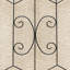Barrière de jardin, treillis de jardin en métal 71 po x 19,7 po à treillis antirouille pour plantes grimpantes
