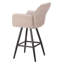 Tabouret de bar pivotant Sieve beige